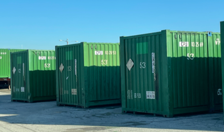 Green container
